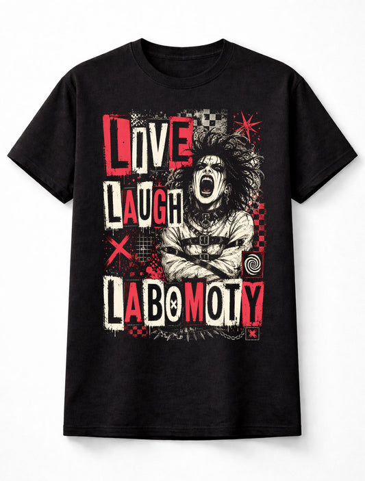 Live Laugh Lobotomy Gothic Horror Dark Humor Unisex T-Shirt