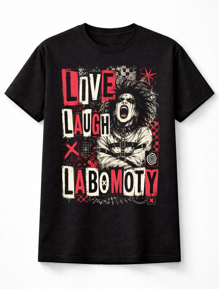 Live Laugh Lobotomy Gothic Horror Dark Humor Unisex T-Shirt