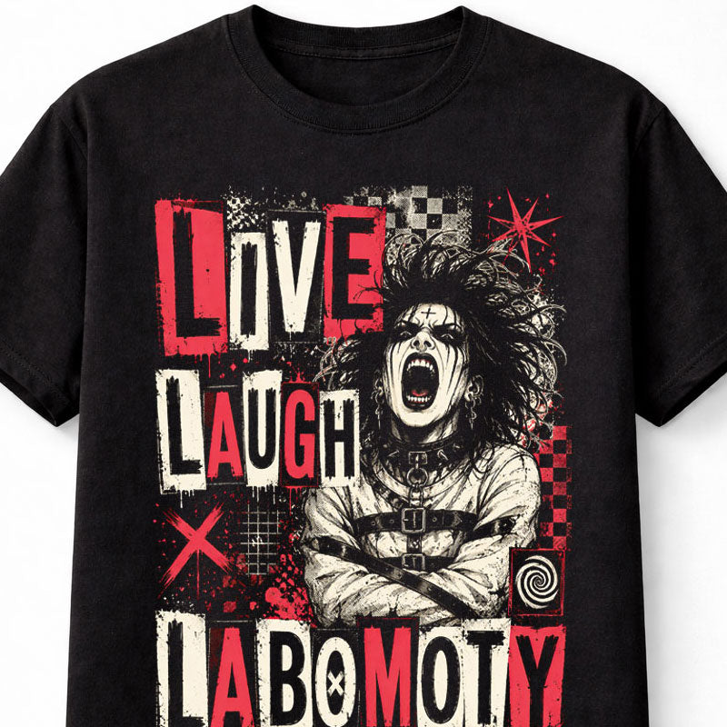 Live Laugh Lobotomy Gothic Horror Dark Humor Unisex T-Shirt