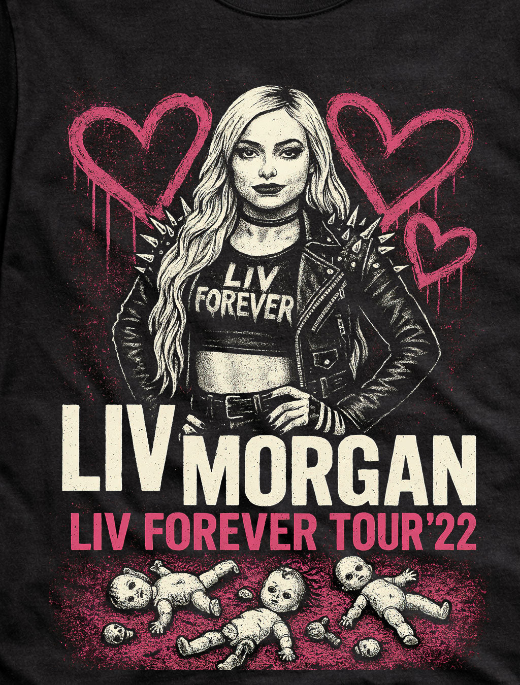 Liv Morgan – “Liv Forever” Tour ’22 Hardcore Doll Edition Adults & Kids Unisex T-Shirt