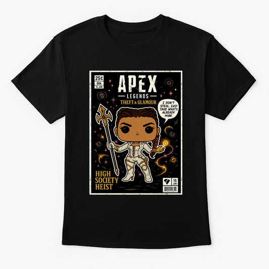 Apex Loba Retro Gaming Unisex T-Shirt Apex Legends Character Comic Tee