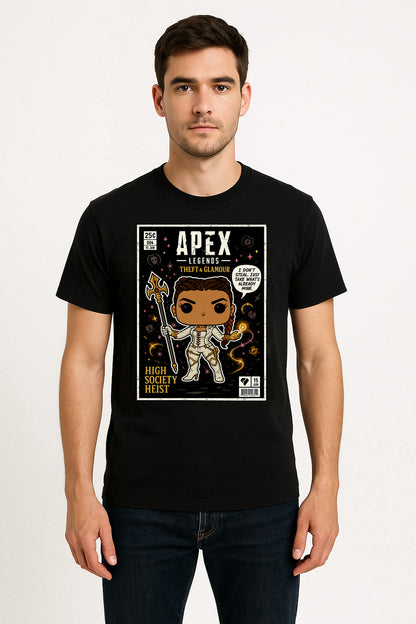 Apex Loba Retro Gaming Unisex T-Shirt Apex Legends Character Comic Tee