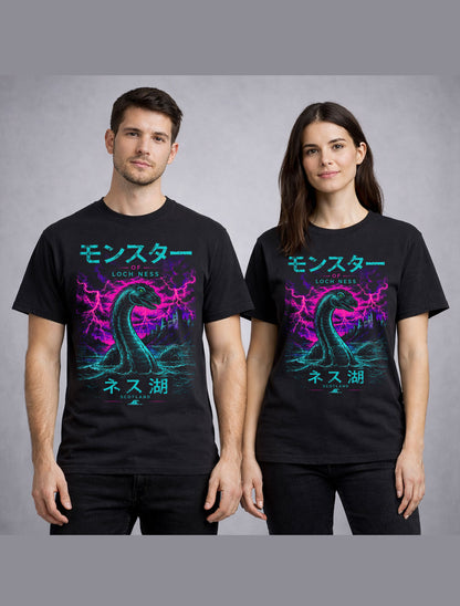 Loch Ness Monster Nessie Scotland Cryptid Horror Unisex T-Shirt