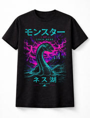 Loch Ness Monster Nessie Scotland Cryptid Horror Unisex T-Shirt