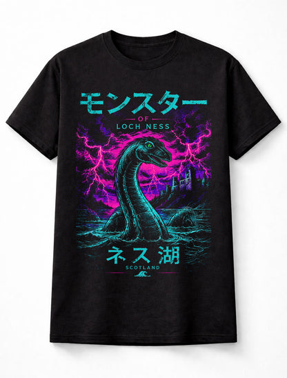 Loch Ness Monster Nessie Scotland Cryptid Horror Unisex T-Shirt