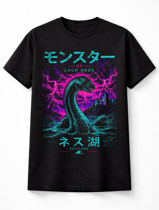 Loch Ness Monster Nessie Scotland Cryptid Horror Unisex T-Shirt