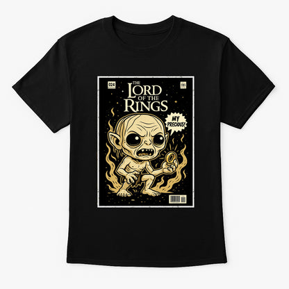 Gollum Unisex Comic T-Shirt – “My Precious” Middle-earth Fantasy Graphic Tee