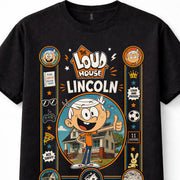 The Loud House Lincoln Loud Nickelodeon Cartoon Unisex T-Shirt