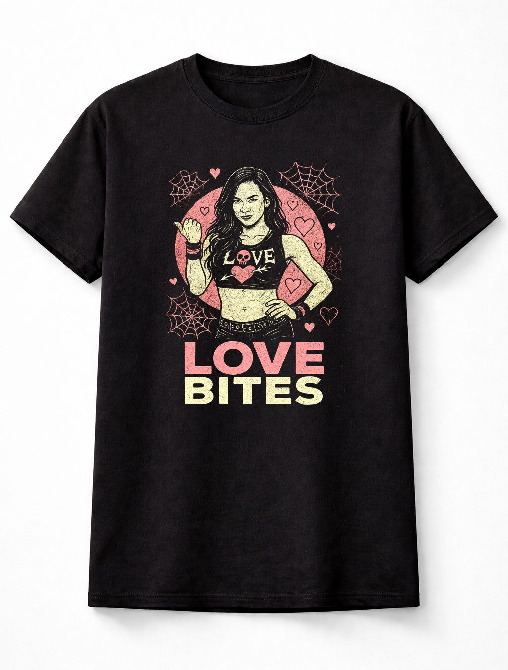 AJ Lee – “Love Bites” Crazy Chick Edition Adults & Kids Unisex T-Shirt