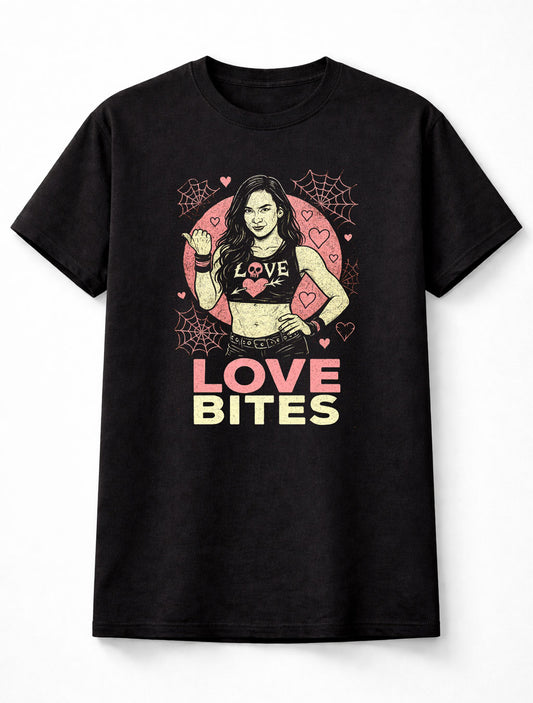 AJ Lee – “Love Bites” Crazy Chick Edition Adults & Kids Unisex T-Shirt