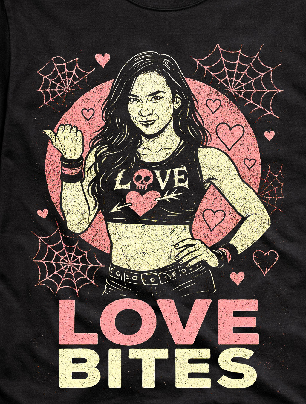 AJ Lee – “Love Bites” Crazy Chick Edition Adults & Kids Unisex T-Shirt