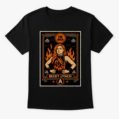 Becky Lynch The Man Retro Unisex T-Shirt Wrestling Icon Tee