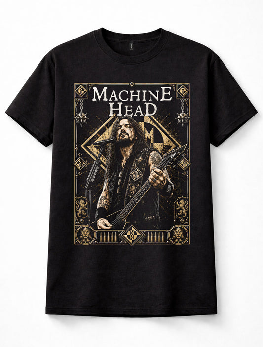 Machine Head Robb Flynn Heavy Metal Band Guitar Unisex T-Shirt