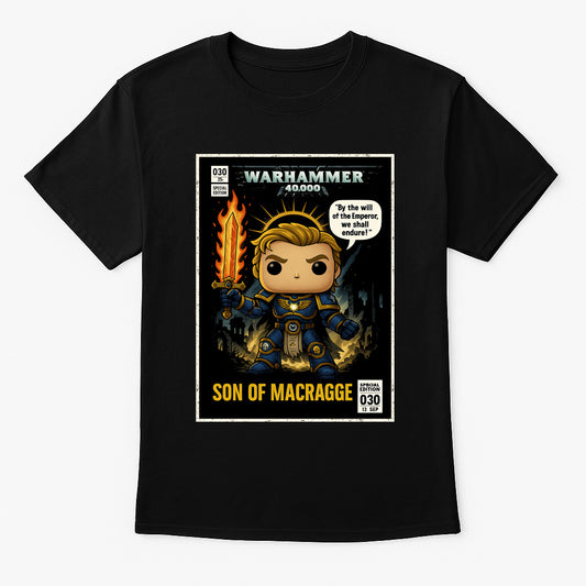 Warhammer 40K Son of Macragge Unisex T-Shirt – Emperor’s Champion Retro Space Marine Tee