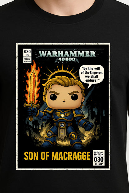 Warhammer 40K Son of Macragge Unisex T-Shirt – Emperor’s Champion Retro Space Marine Tee