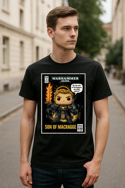 Warhammer 40K Son of Macragge Unisex T-Shirt – Emperor’s Champion Retro Space Marine Tee