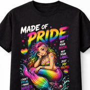 Mermaid Made of Pride LGBTQ Rainbow Graphic Pride Unisex T-Shirt