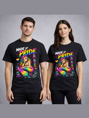 Mermaid Made of Pride LGBTQ Rainbow Graphic Pride Unisex T-Shirt