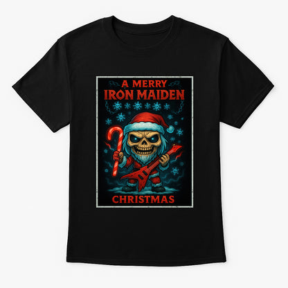 Iron Maiden Merry Christmas Metal Unisex Christmas T-Shirt or Hoodie