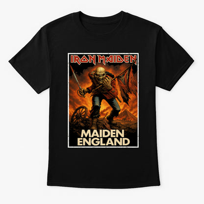 Iron Maiden – Maiden England Unisex T-Shirt Classic Tour Merch Tee