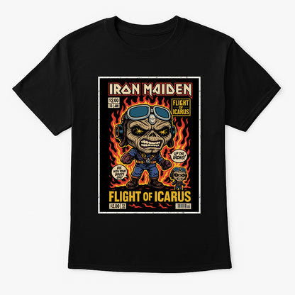 Iron Maiden Flight of Icarus Heavy Metal Funko Pop Style Unisex T-Shirt