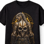Viking Shieldmaiden Norse Skull Valkyrie Warrior Unisex T-Shirt