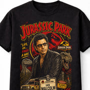 Jurassic Park Ian Malcolm Chaos Theorist Dinosaur Movie Unisex T-Shirt