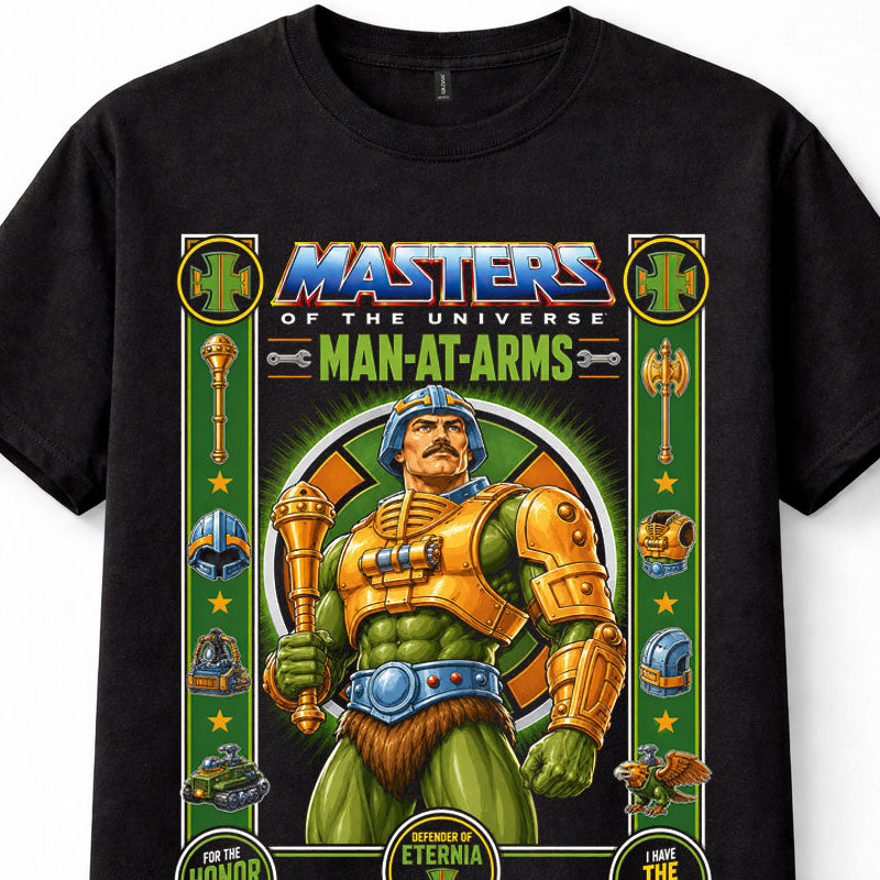 Masters of the Universe Man-At-Arms Duncan Eternia Unisex T-Shirt