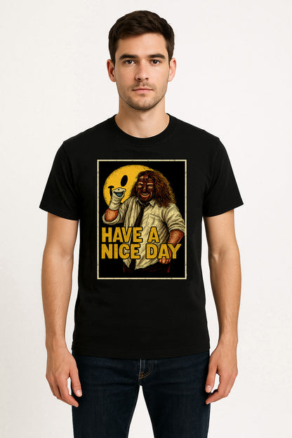 Mankind Have A Nice Day Retro Wrestling Unisex T-Shirt Hardcore Legend Tee