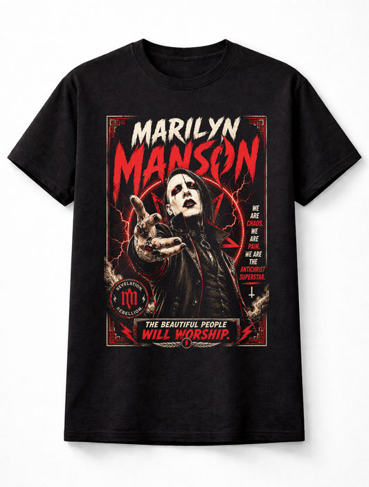 Marilyn Manson The Beautiful People Antichrist Superstar Unisex T-Shirt