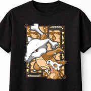 Marowak Bone Keeper Pokémon T-Shirt Retro Anime Unisex Black Graphic Tee