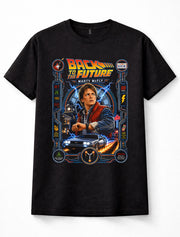 Back to the Future Marty McFly DeLorean Movie Graphic Unisex T-Shirt