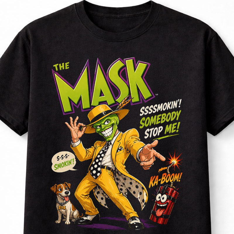 The Mask Milo SSSmokin Somebody Stop Me Comedy Movie Unisex T-Shirt