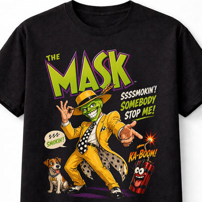 The Mask Milo SSSmokin Somebody Stop Me Comedy Movie Unisex T-Shirt