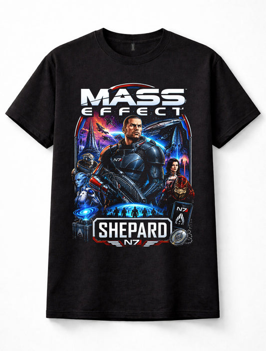 Mass Effect Commander Shepard N7 Normandy Gaming Unisex T-Shirt