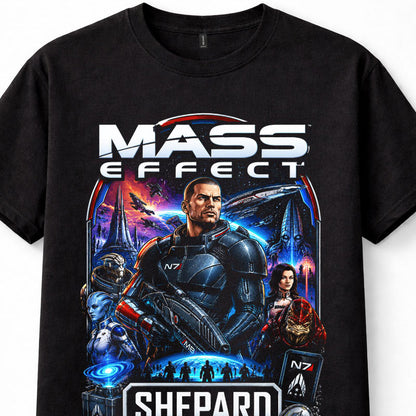 Mass Effect Commander Shepard N7 Normandy Gaming Unisex T-Shirt