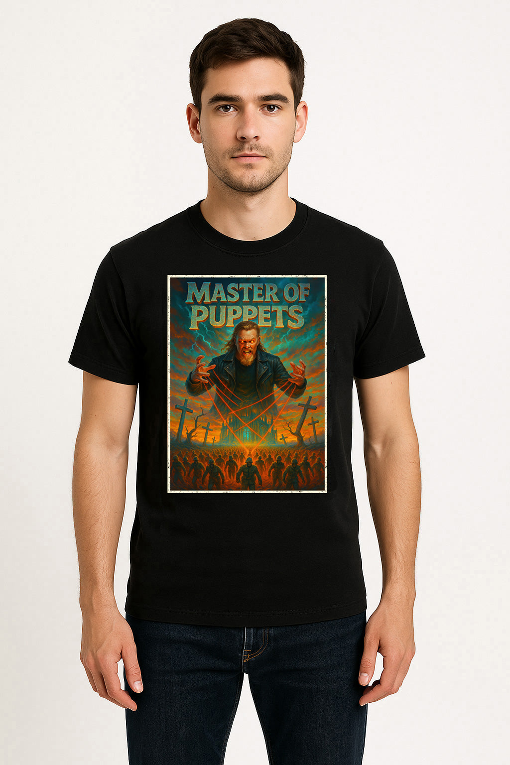 Metallica Master of Puppets Unisex T-Shirt Classic Heavy Metal Band Tee