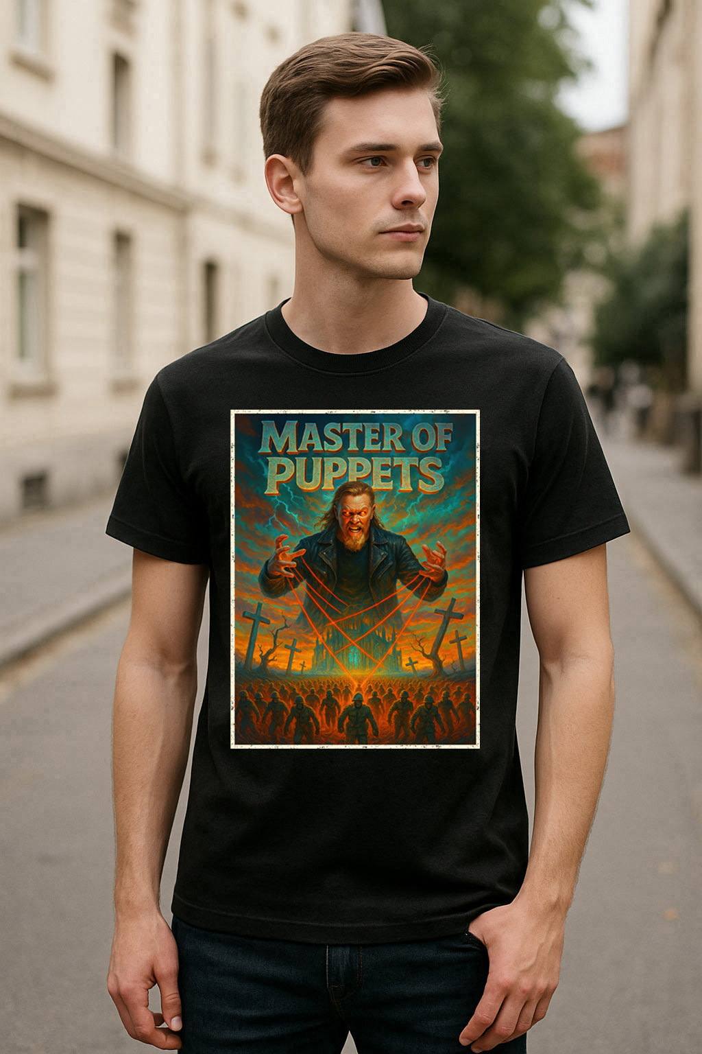 Metallica Master of Puppets Unisex T-Shirt Classic Heavy Metal Band Tee