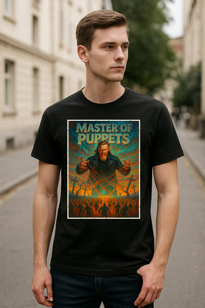 Metallica Master of Puppets Unisex T-Shirt Classic Heavy Metal Band Tee