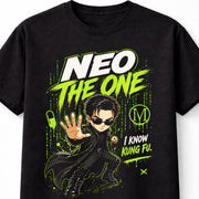 Neo The One Matrix Movie Kung Fu Sci Fi Action Unisex T-Shirt