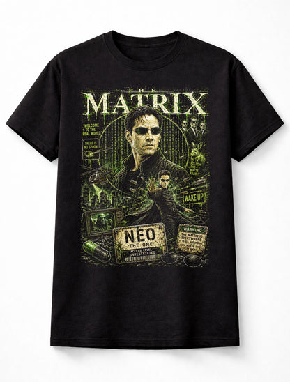 The Matrix Neo Morpheus Sci-Fi Movie Graphic Unisex T-Shirt