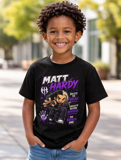Matt Hardy Broken One Wrestling T-Shirt – Delete Catchphrase Fan Tee Adults & Kids Unisex T-Shirt