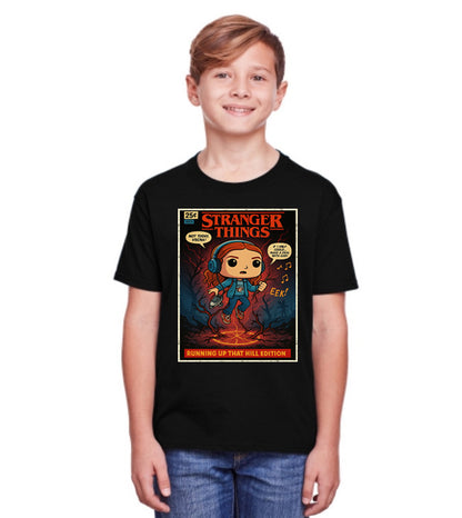 Stranger Things Max Mayfield Running Up That Hill Edition Retro Comic Cover Unisex T-Shirt