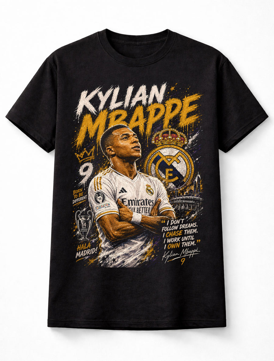 Kylian Mbappe Real Madrid Football Soccer Fan Unisex T-Shirt