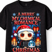 My Chemical Romance Merry Christmas Emo Rock Gothic Festive Unisex T-Shirt