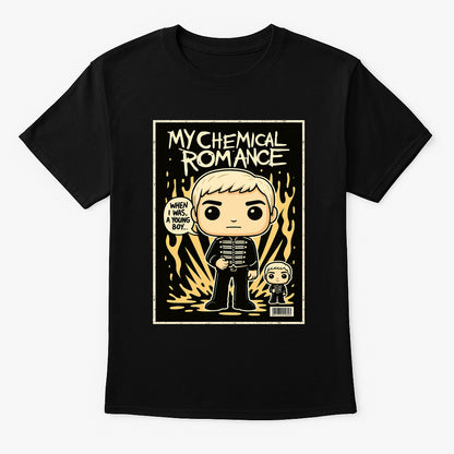 My Chemical Romance “When I Was a Young Boy” Unisex T-Shirt – Emo Rock Band Comic Edition