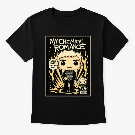 My Chemical Romance “When I Was a Young Boy” Unisex T-Shirt – Emo Rock Band Comic Edition