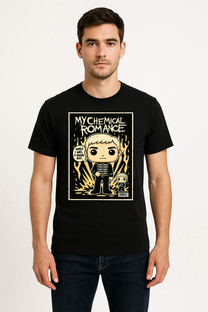 My Chemical Romance “When I Was a Young Boy” Unisex T-Shirt – Emo Rock Band Comic Edition