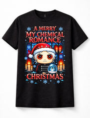 My Chemical Romance Merry Christmas Emo Rock Gothic Festive Unisex T-Shirt