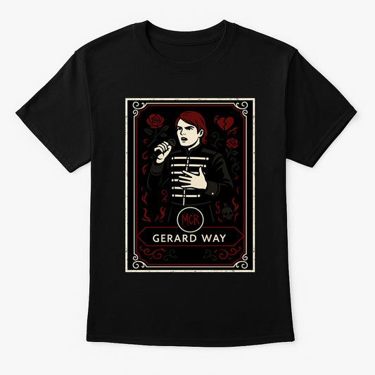My Chemical Romance Gerard Way Retro Emo Unisex T-Shirt MCR Band Tee